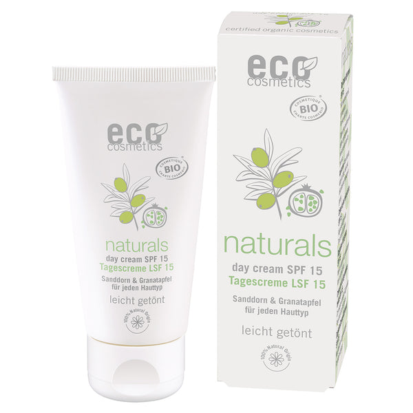Eco Cosmetics Denný tónovací a opaľovací krém SPF 15 <tc>BIO</tc> (50 ml)