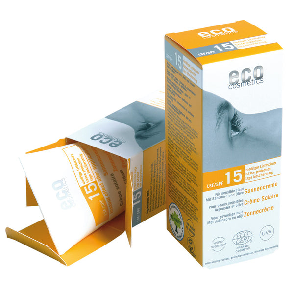 Eco Cosmetics Opaľovací krém SPF 15 <tc>BIO</tc> (75 ml)