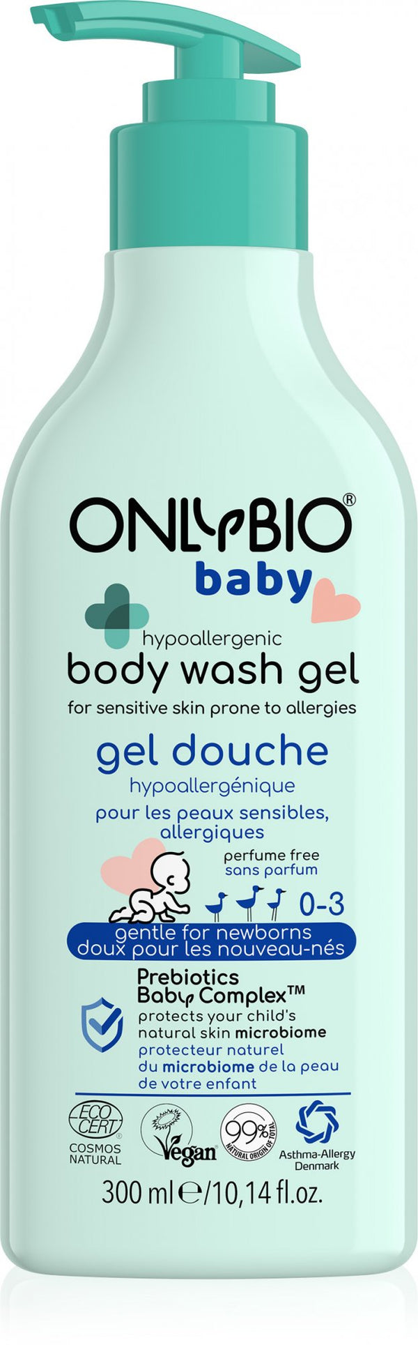 OnlyBio Hypoalergénne detské umývanie (300 ml)