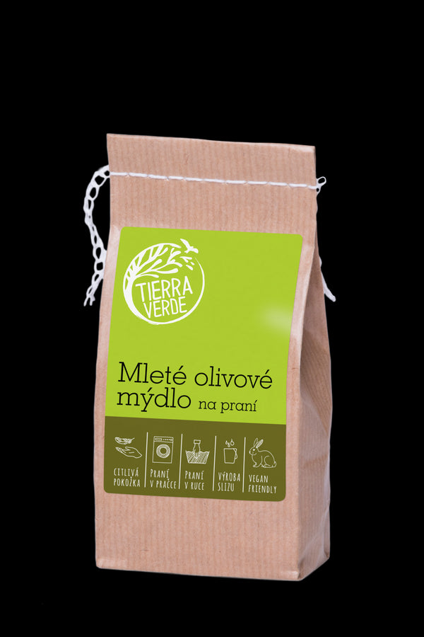 Tierra Verde mleté olivové mydlo na pranie (200 g)