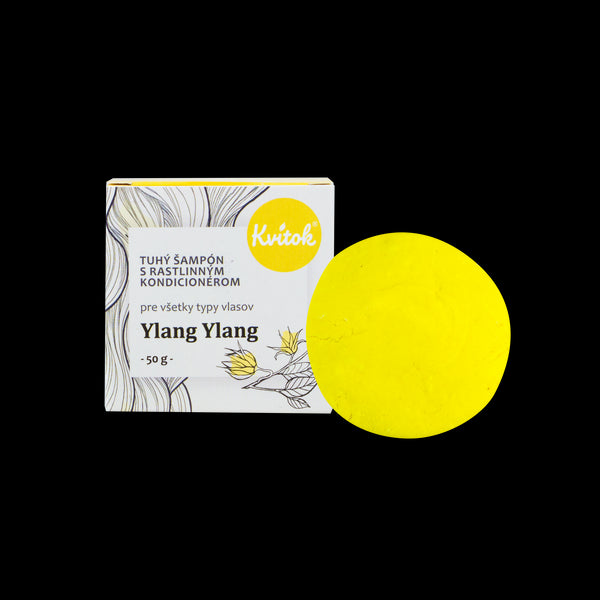 Kvitok Tuhý šampón s kondicionérom pre svetlé vlasy Ylang Ylang