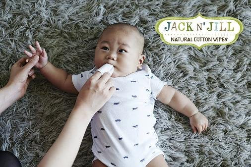 Jack n' Jill detské vlhčené obrúsky na ďasná a zuby (25 ks)