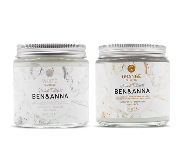 Ben & Anna Bieliaca zubná pasta s fluoridom (100 ml)