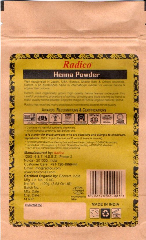 Radico Henna <tc>BIO</tc> (100 g)