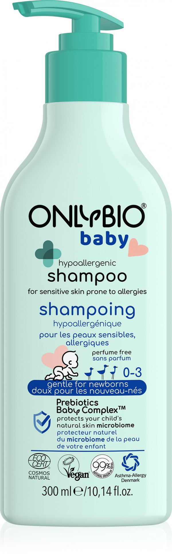 OnlyBio Hypoalergénny detský šampón (300 ml)
